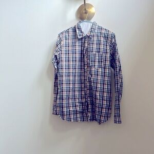 Stateside plaid button-down shirt. Size XS. 100% cotton.